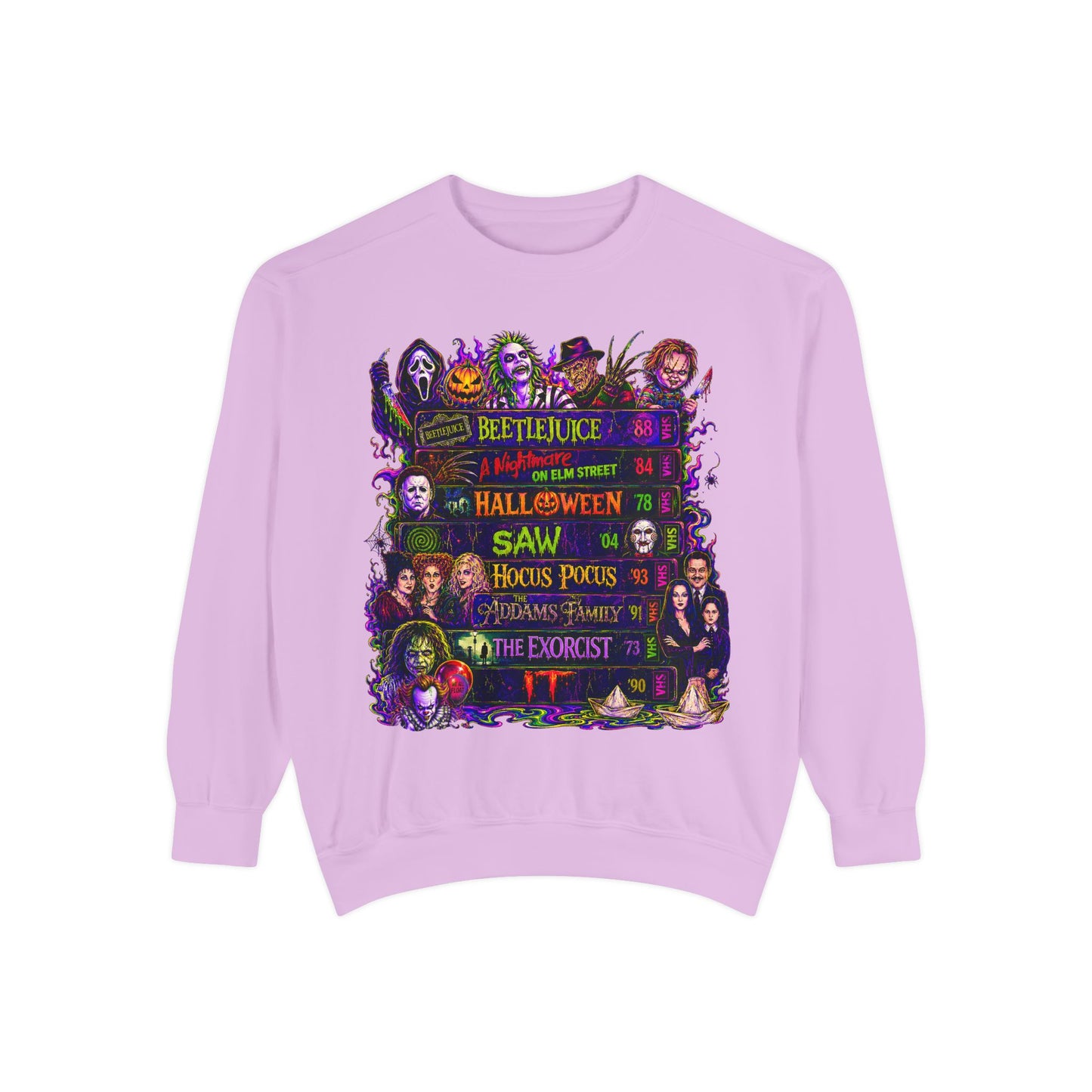 Horror Movie Ranking Sweatshirt — Vintage Halloween Slasher Crewneck