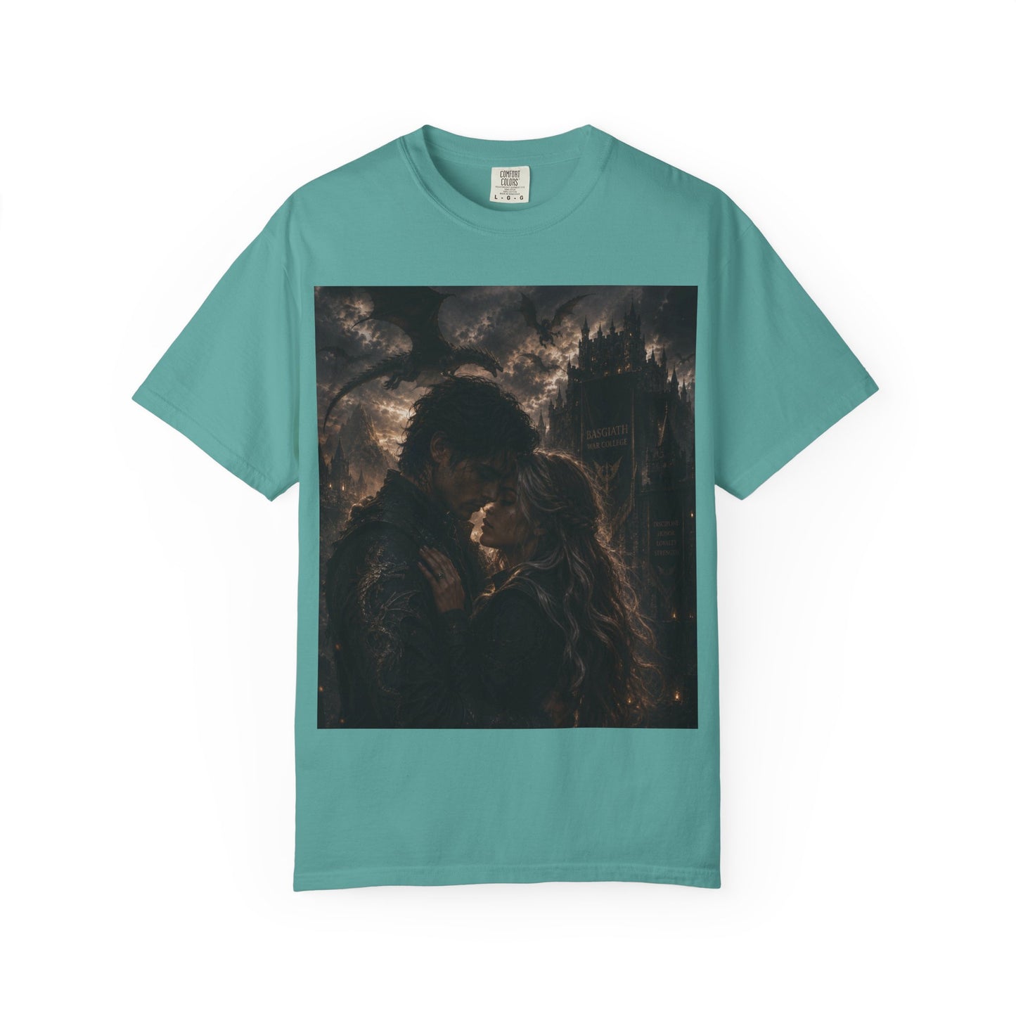 Basgiath War College Tee — Dragon Emblem Romantic Gothic Graphic T-Shirt