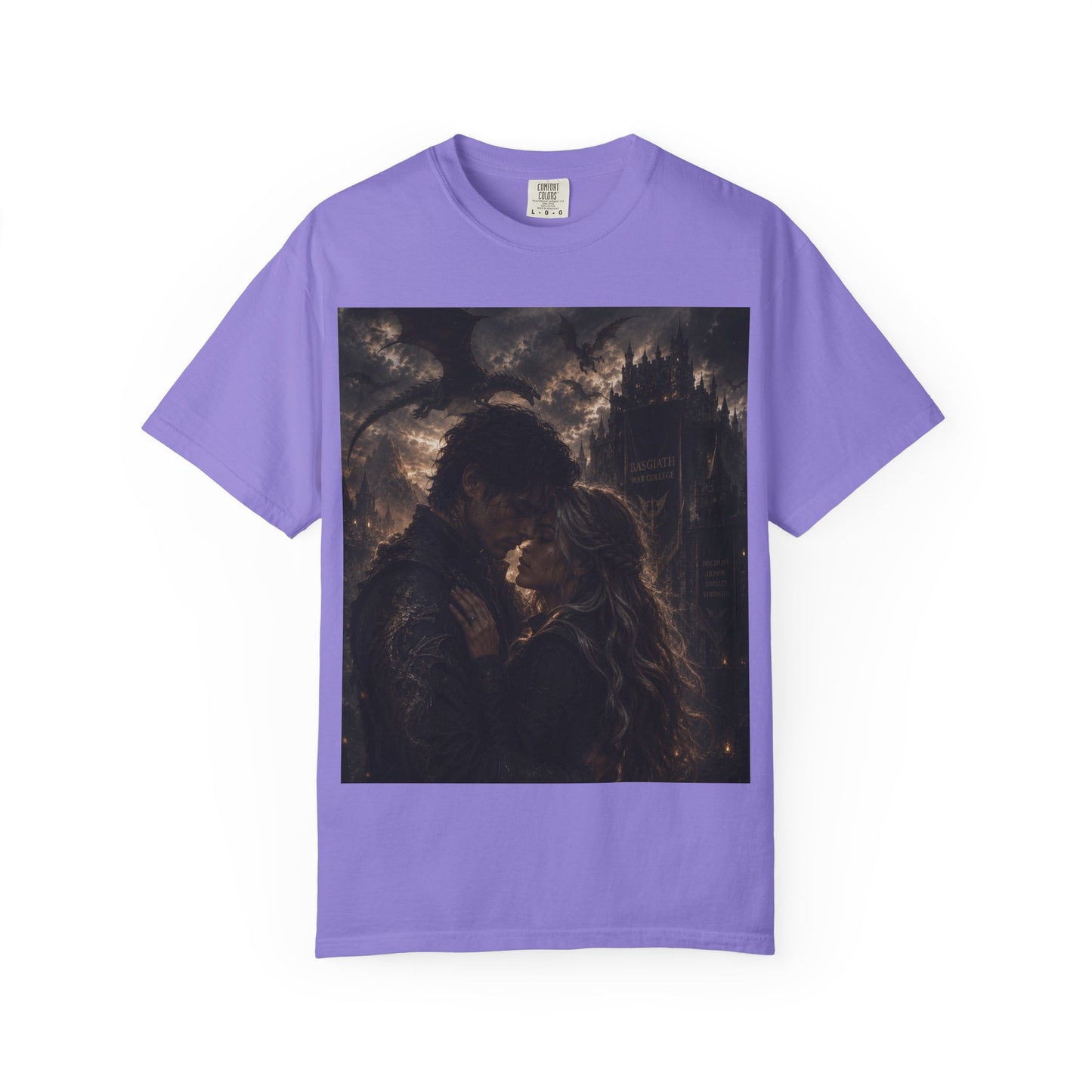 Basgiath War College Tee — Dragon Emblem Romantic Gothic Graphic T-Shirt