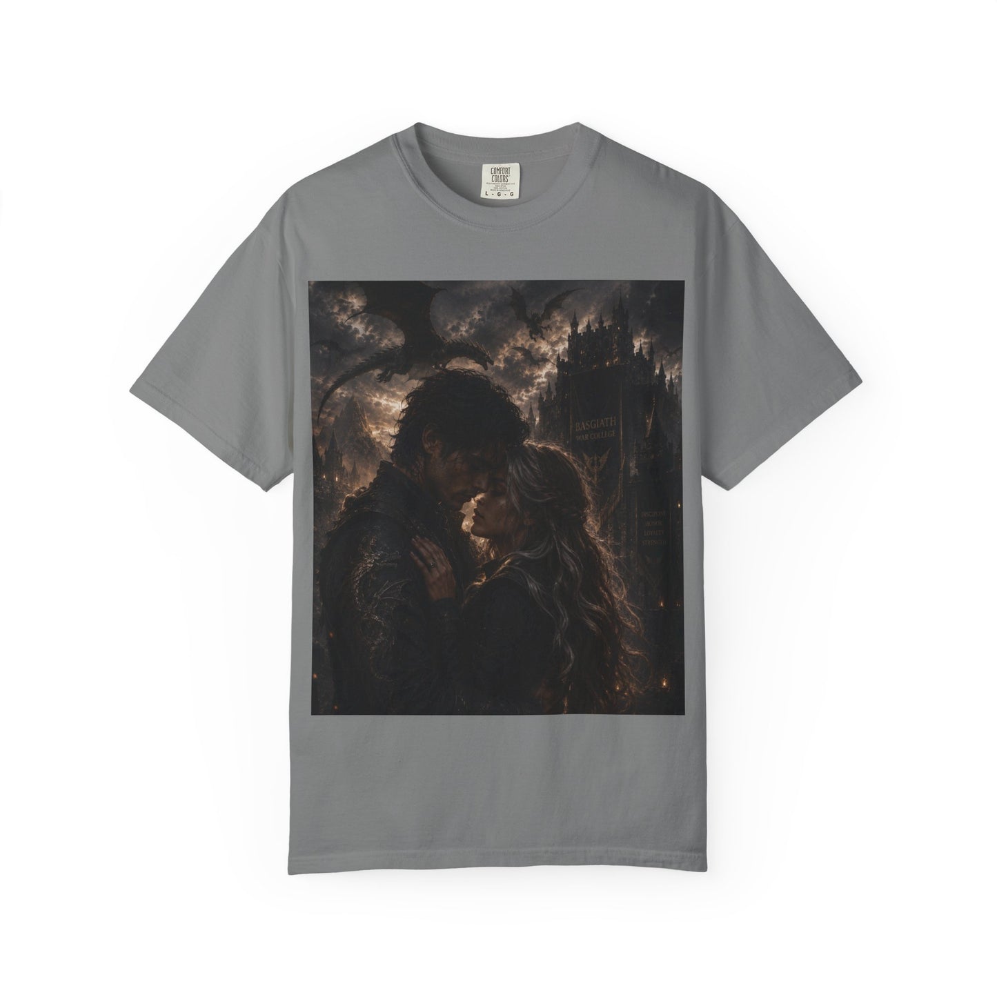 Basgiath War College Tee — Dragon Emblem Romantic Gothic Graphic T-Shirt