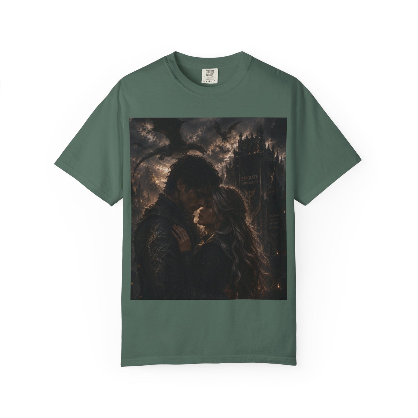 Basgiath War College Tee — Dragon Emblem Romantic Gothic Graphic T-Shirt