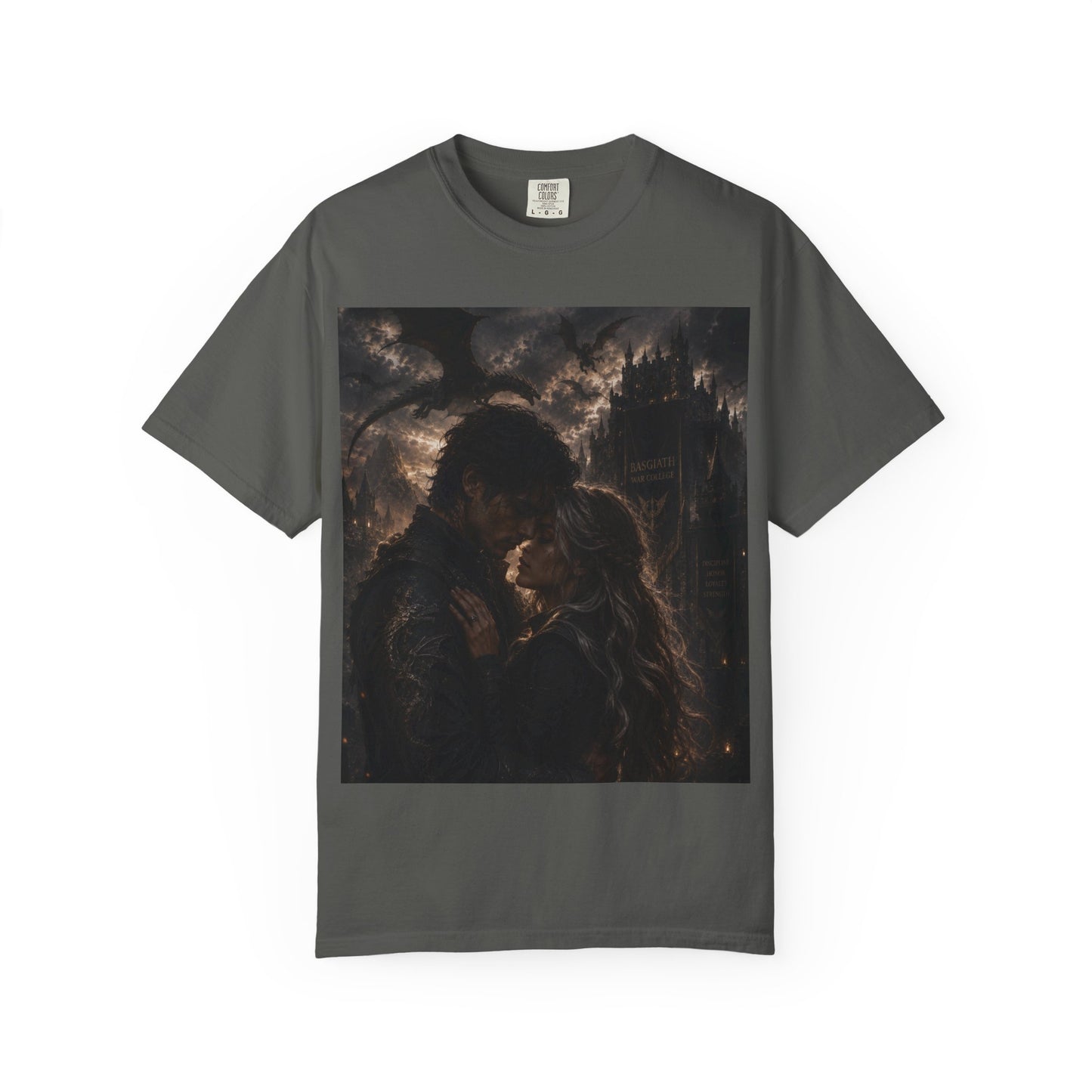 Basgiath War College Tee — Dragon Emblem Romantic Gothic Graphic T-Shirt