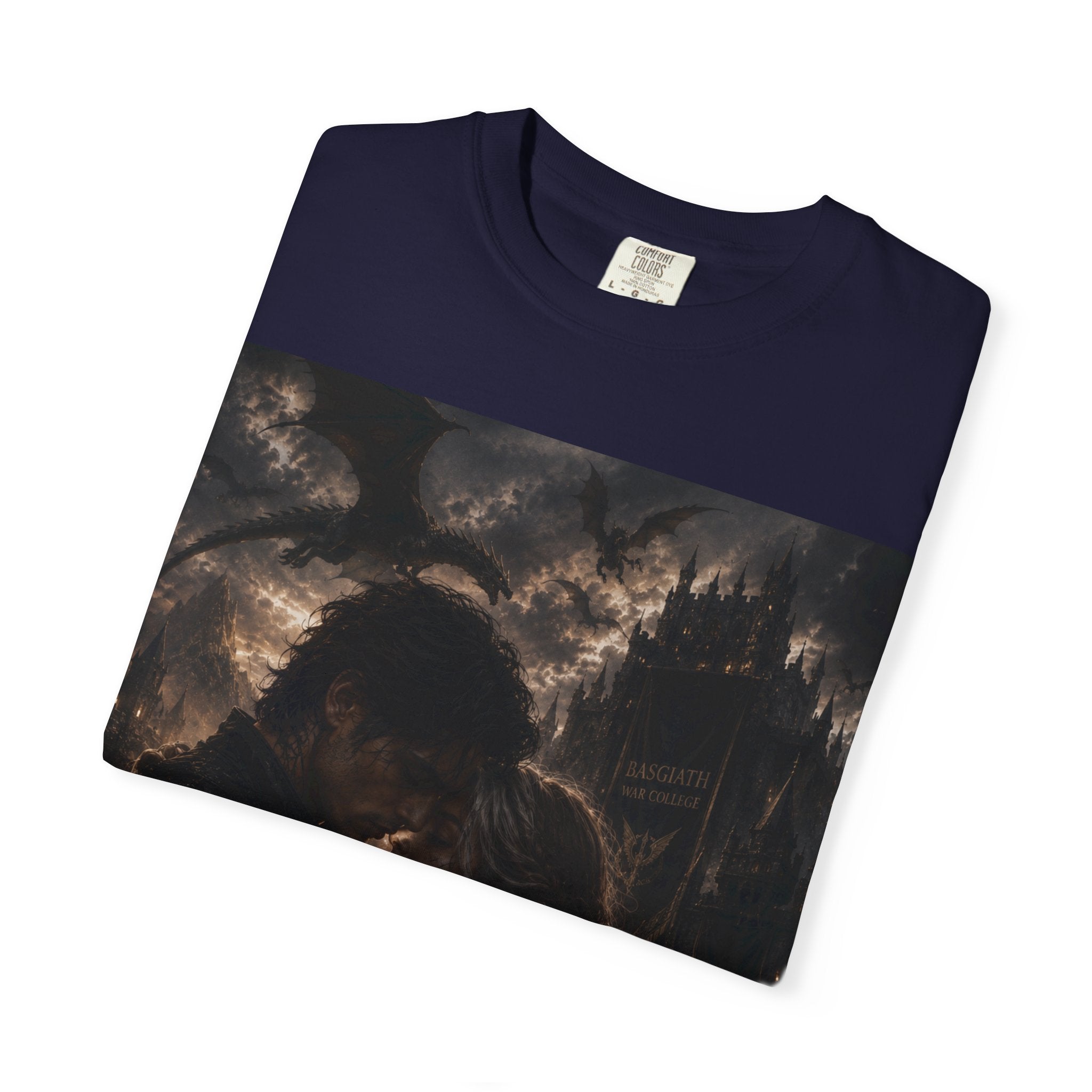 Basgiath War College Tee — Dragon Emblem Romantic Gothic Graphic T-Shirt