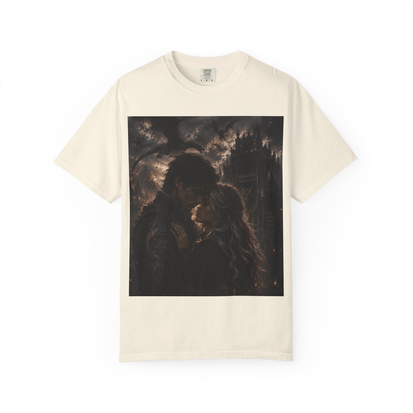 Basgiath War College Tee — Dragon Emblem Romantic Gothic Graphic T-Shirt