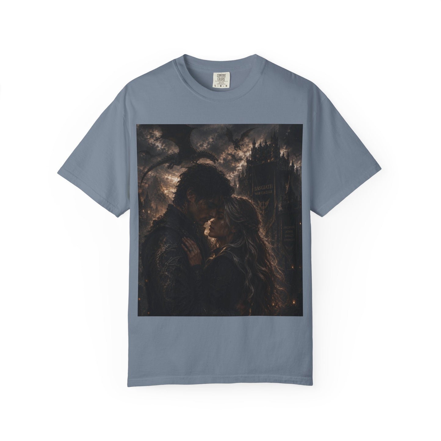 Basgiath War College Tee — Dragon Emblem Romantic Gothic Graphic T-Shirt