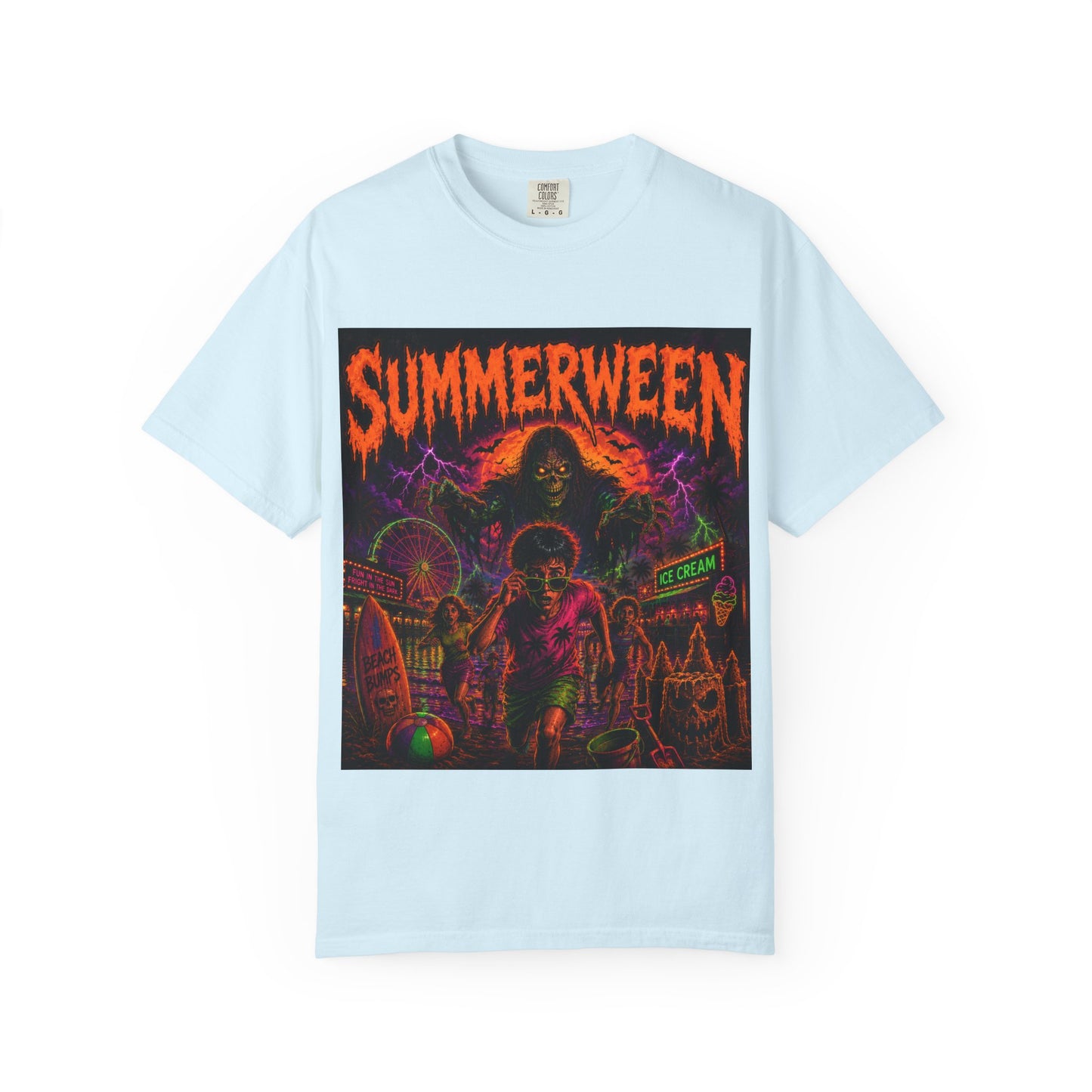 Summerween Horror Poster T-Shirt
