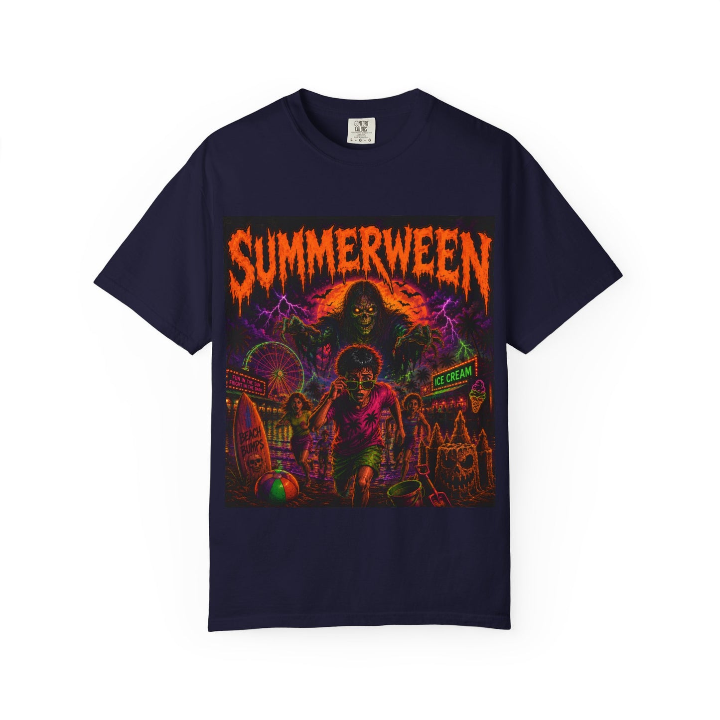 Summerween Horror Poster T-Shirt