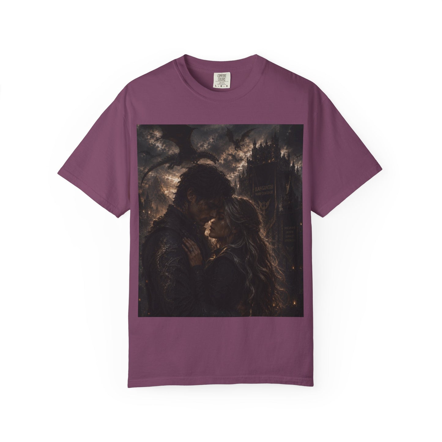 Basgiath War College Tee — Dragon Emblem Romantic Gothic Graphic T-Shirt
