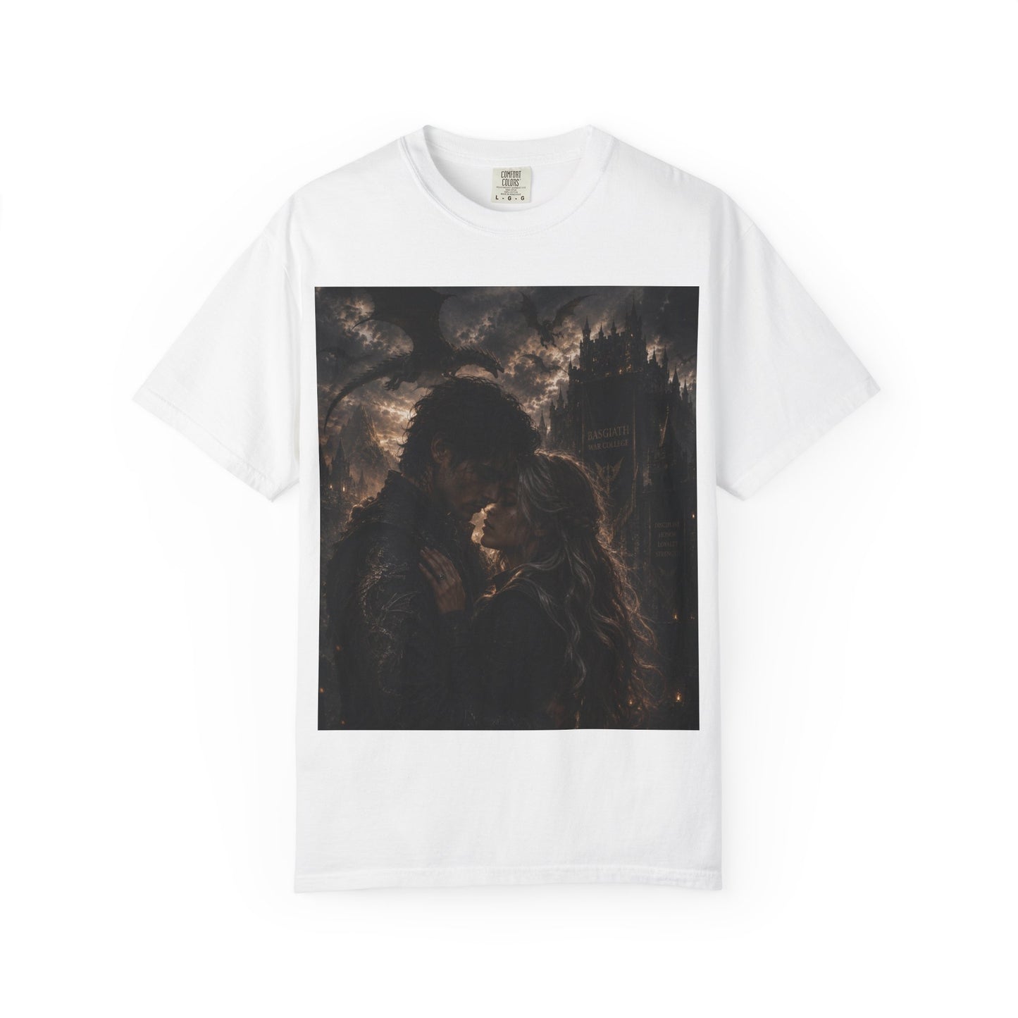 Basgiath War College Tee — Dragon Emblem Romantic Gothic Graphic T-Shirt