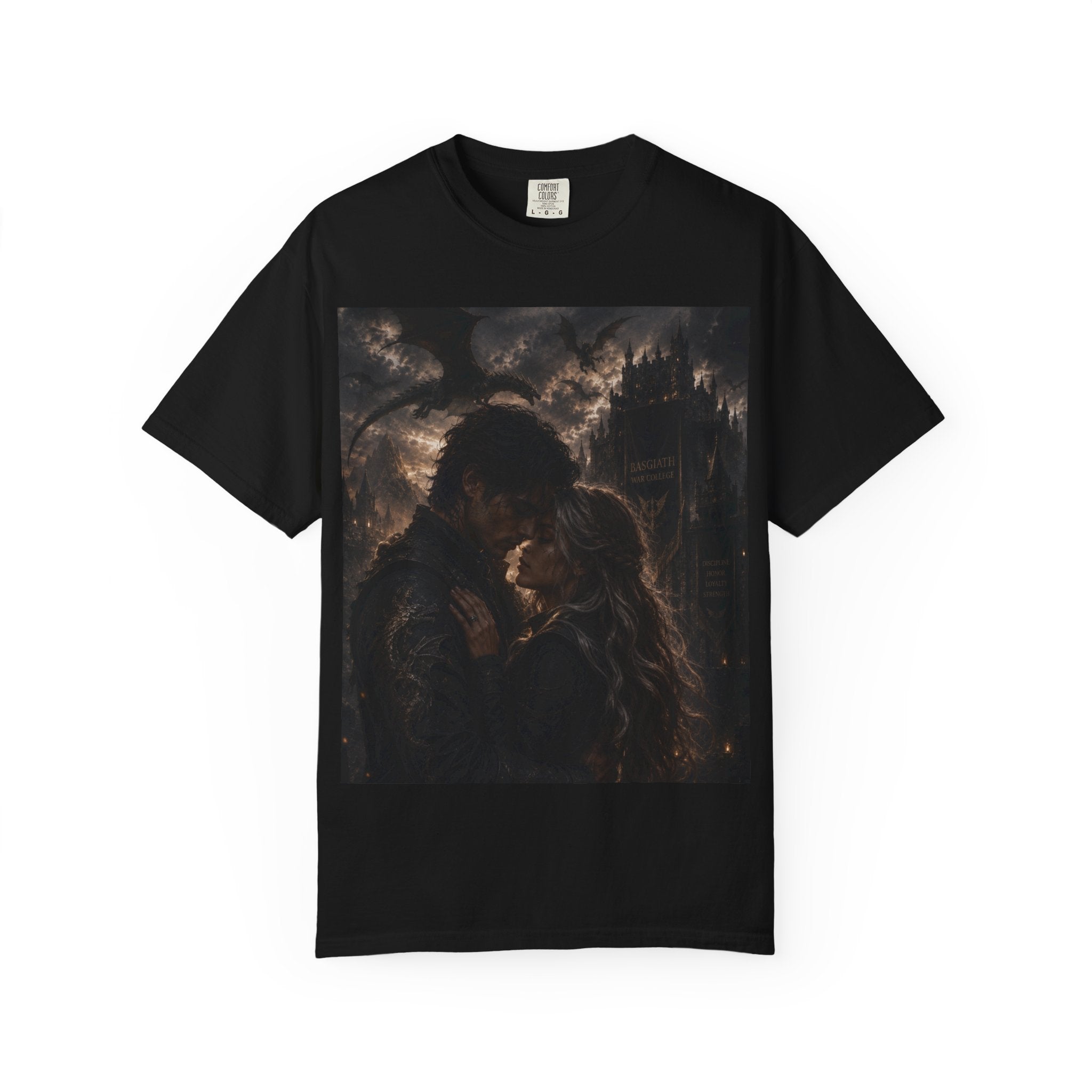 Basgiath War College Tee — Dragon Emblem Romantic Gothic Graphic T-Shirt