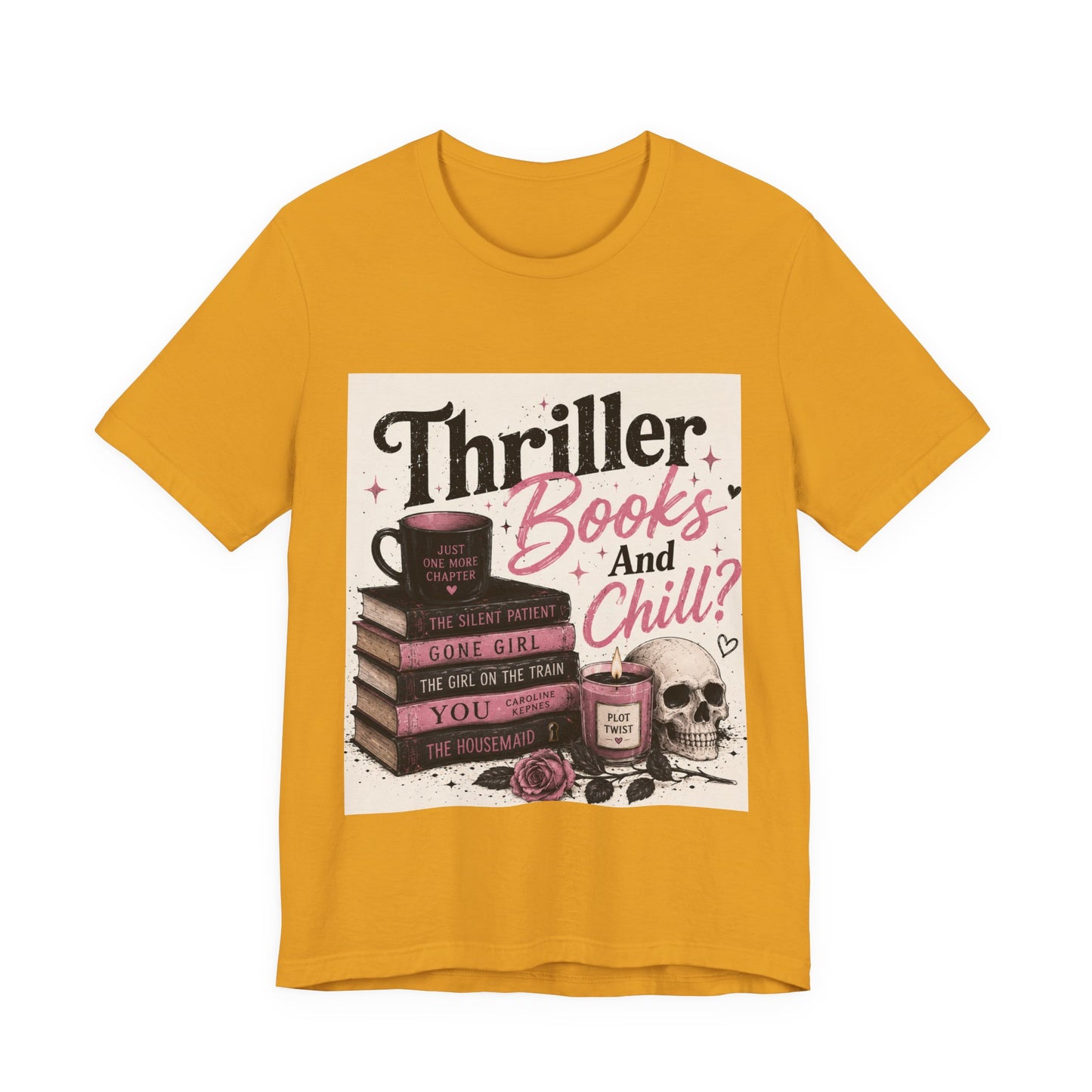 Thriller Books & Chill Tee — Cozy Mystery Reader T‑Shirt
