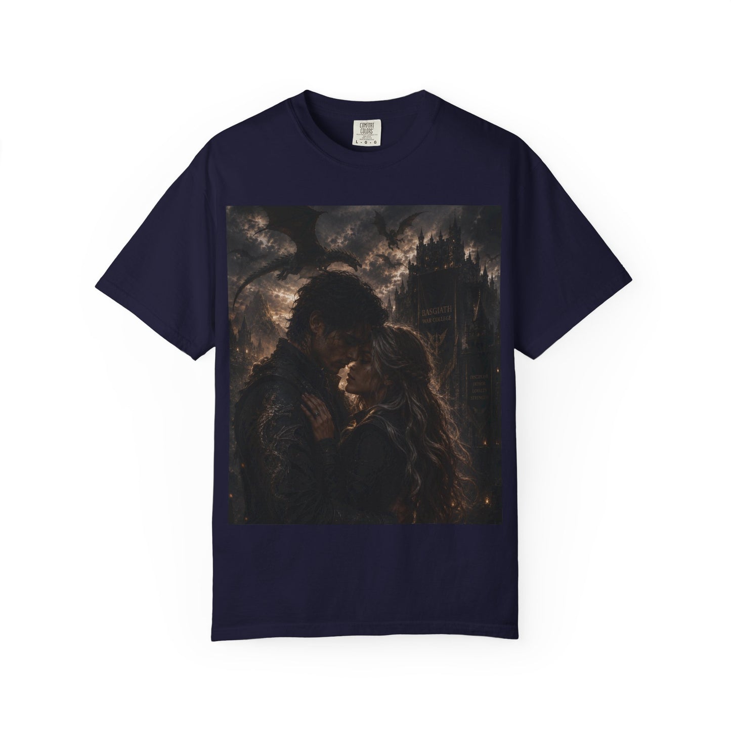 Basgiath War College Tee — Dragon Emblem Romantic Gothic Graphic T-Shirt