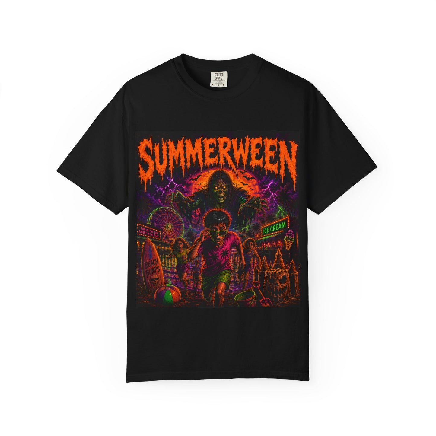 Summerween Horror Poster T-Shirt